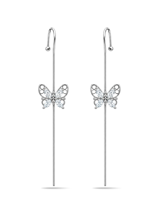 Butterfly Bloom Ear Needle Pins
