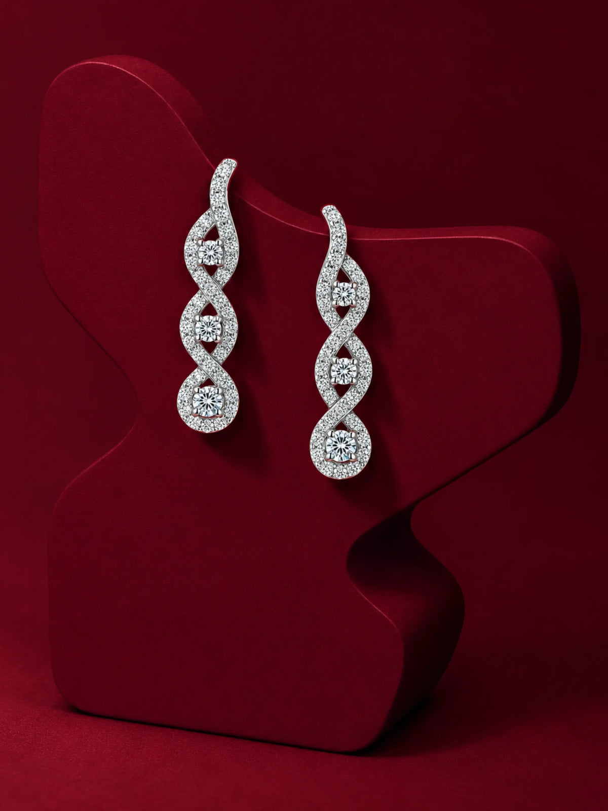 Triple Infinity Ear Climbers