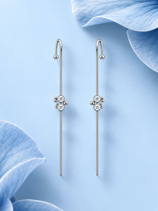 Double Halo Ear Needle Pins