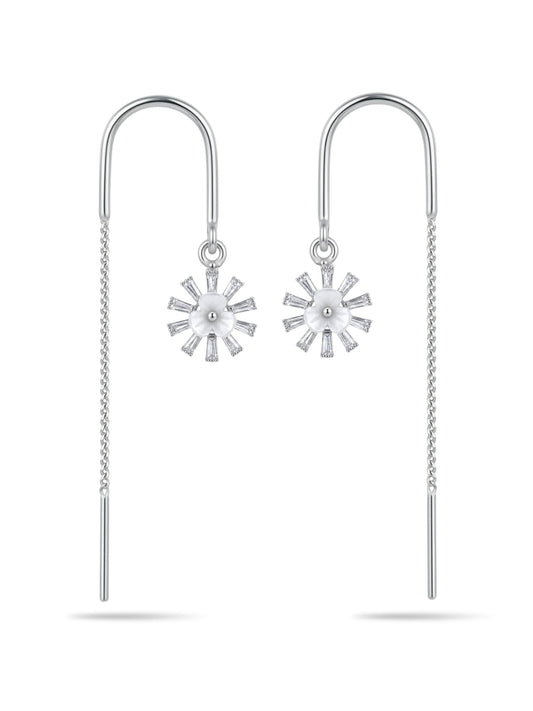 Ivory Bloom Ray Sui Dhaga Earrings