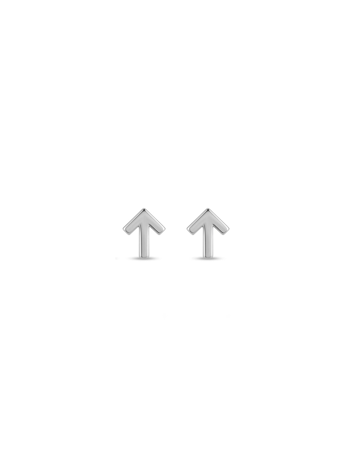 Polished 7 mm Upward Arrow Stud Earrings