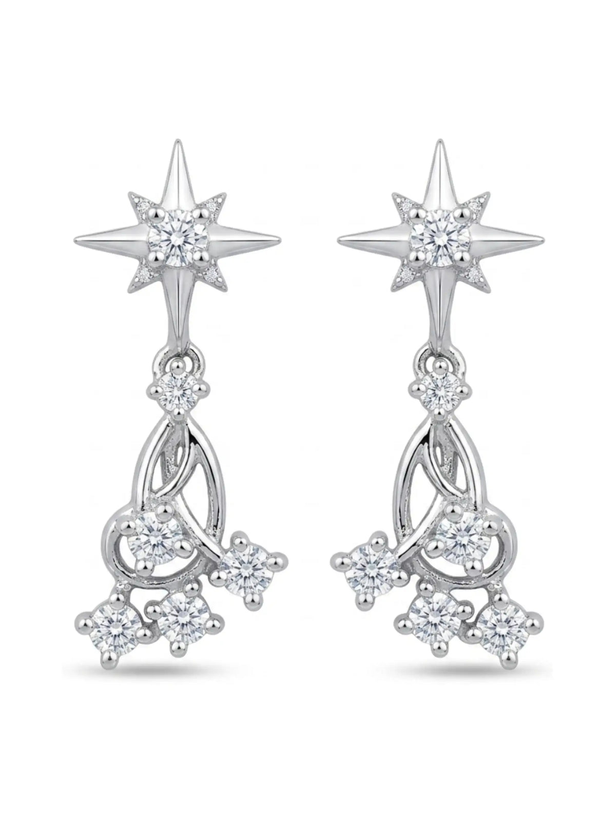 North Star Drop Earrings