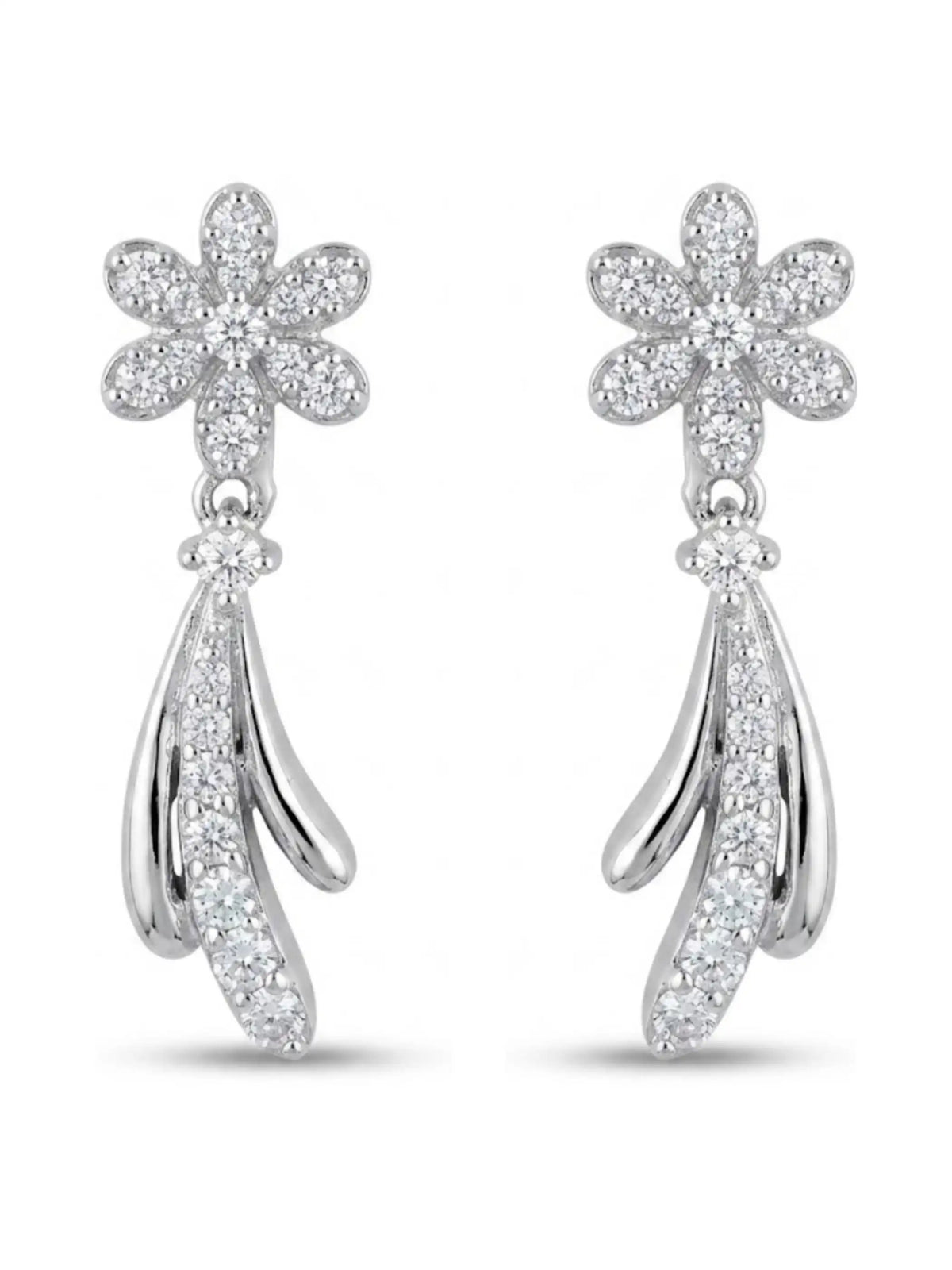 Petal Cascade Drop Earrings