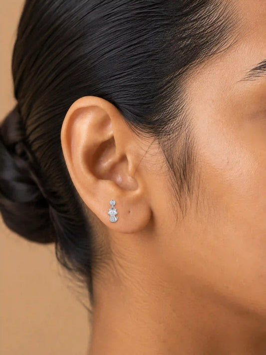 Playful Cat Drop Earrings