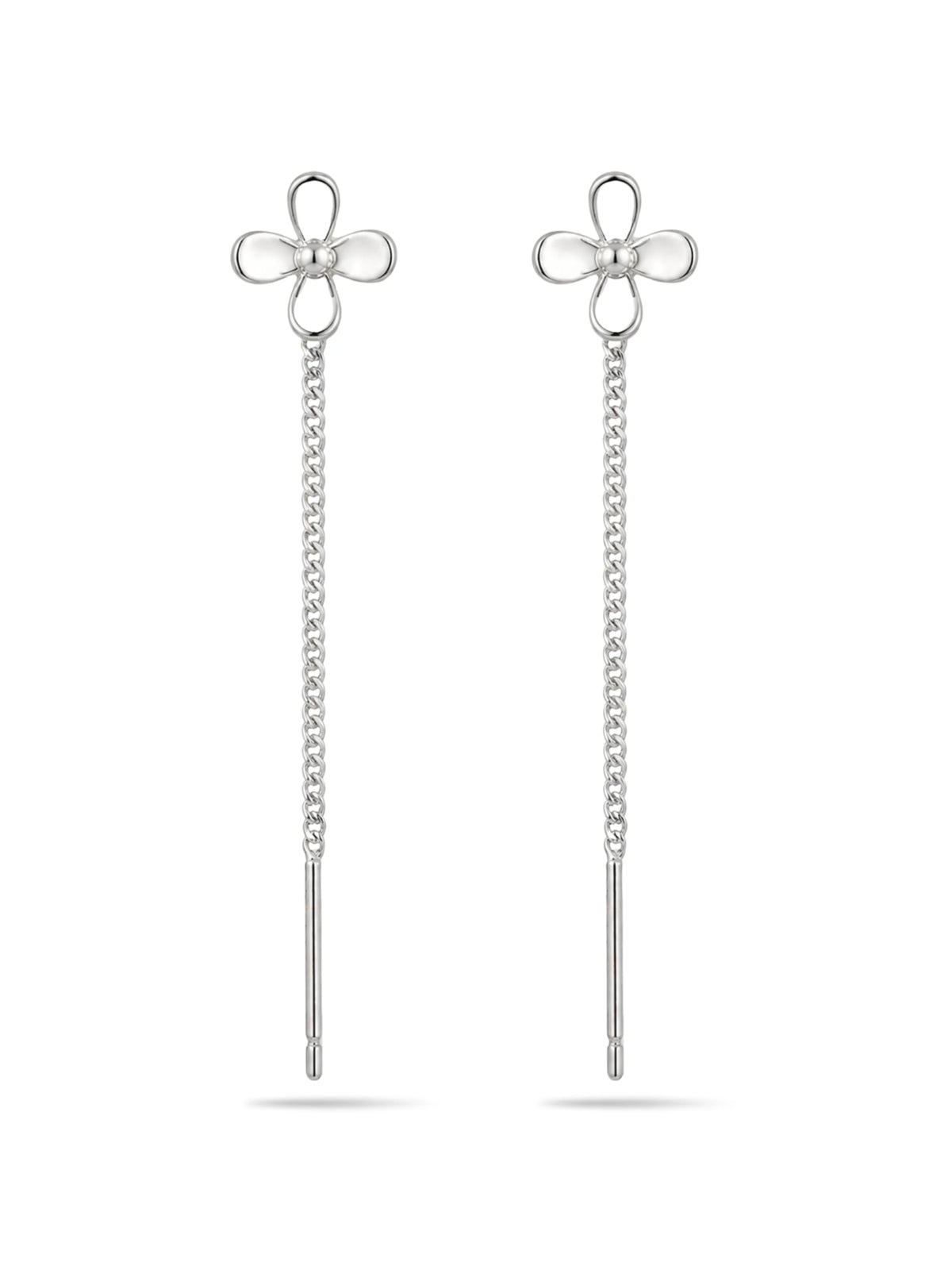 Polished Clover Sui Dhaga Earrings