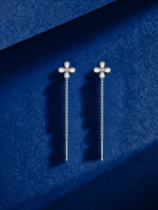 Polished Clover Sui Dhaga Earrings