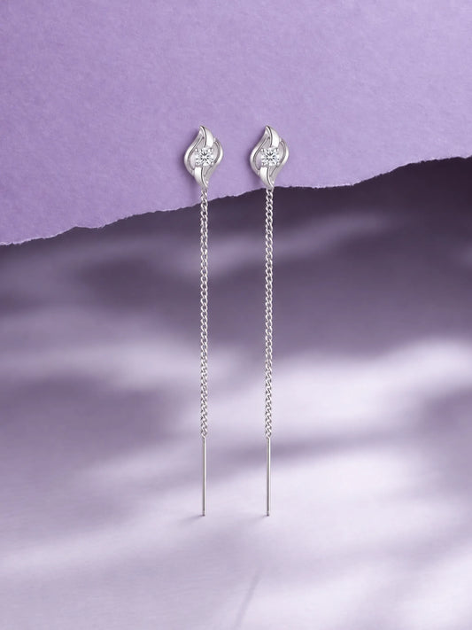 Open Flame Sui Dhaga Earrings