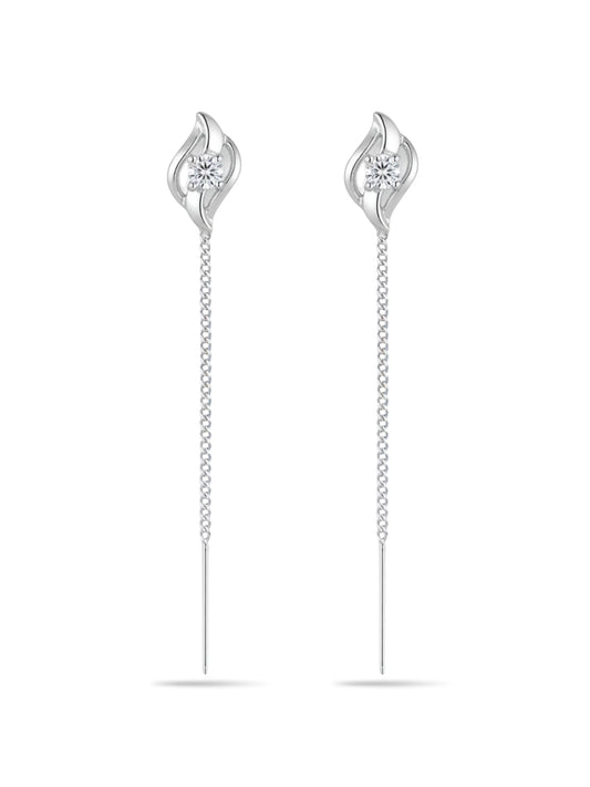 Open Flame Sui Dhaga Earrings