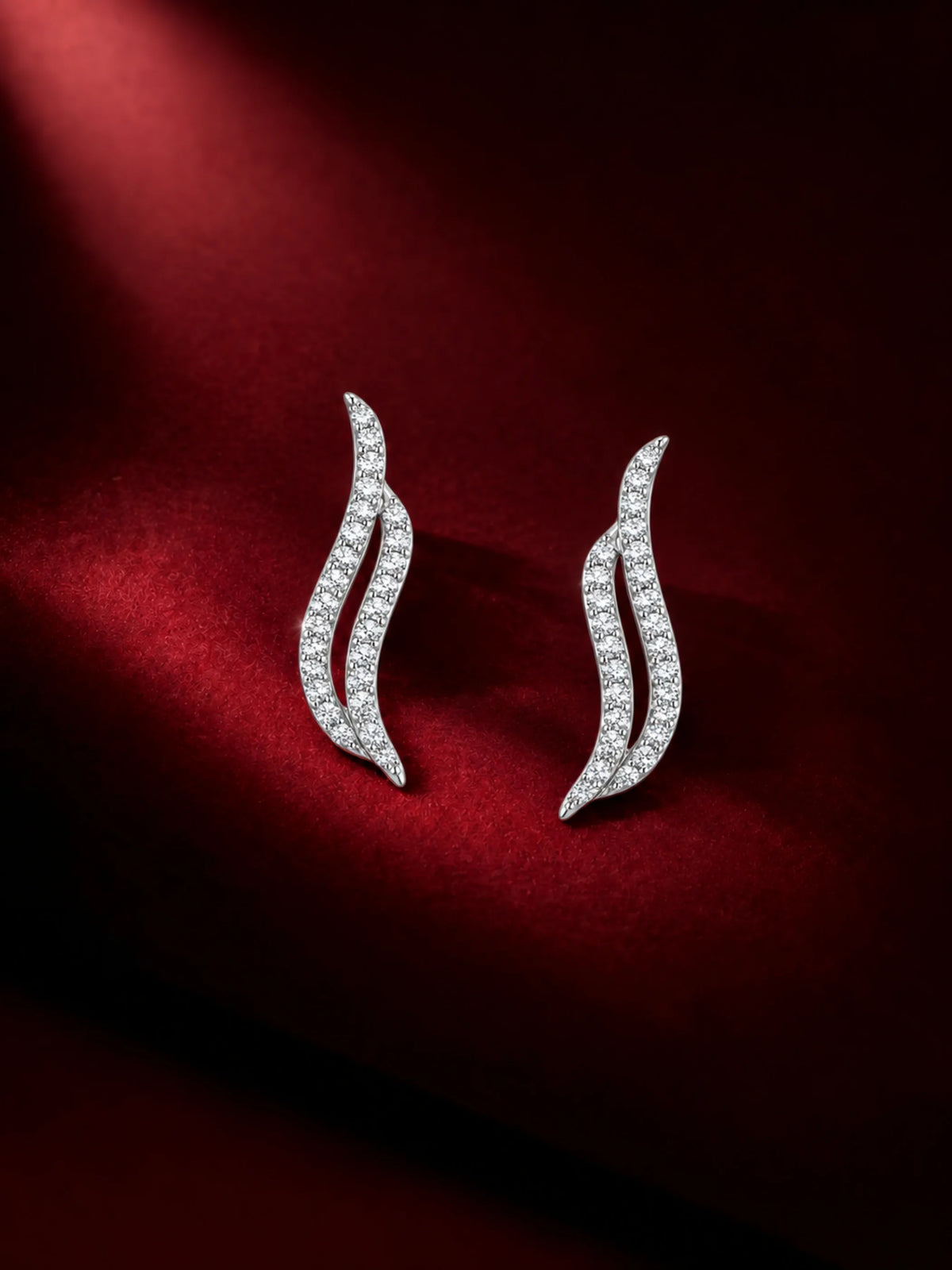 Open Feather Ear Climbers