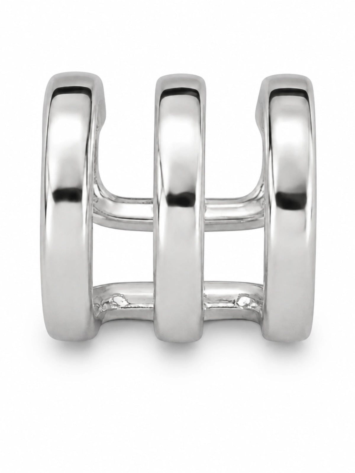 Sculpted Rectangular Non-Piercing Ear Cuffs