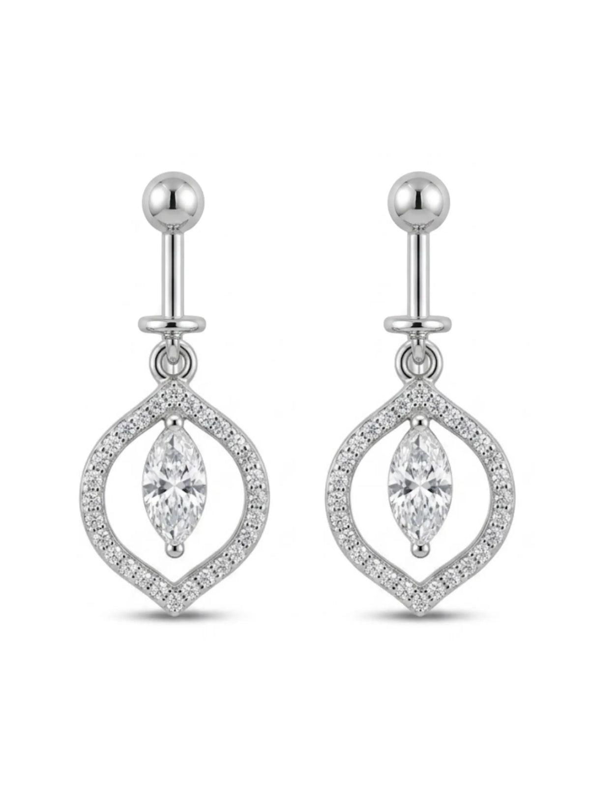 Open Teardrop Marquise Bugadi