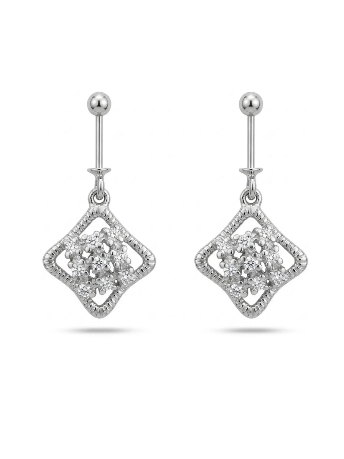 Diamond Filigree Floral Bugadi