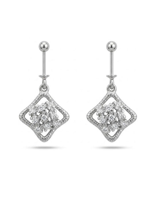Diamond Filigree Floral Bugadi