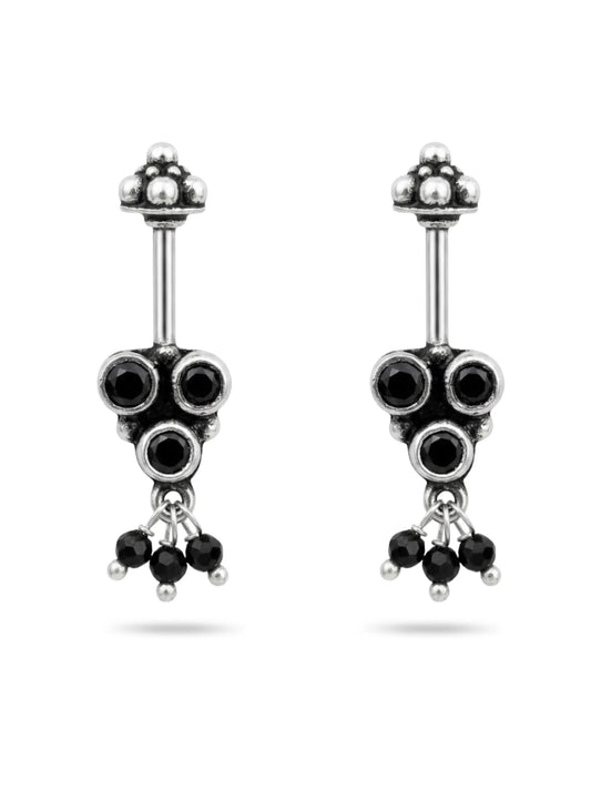 Black Triple Oxidised Cluster Bugadi