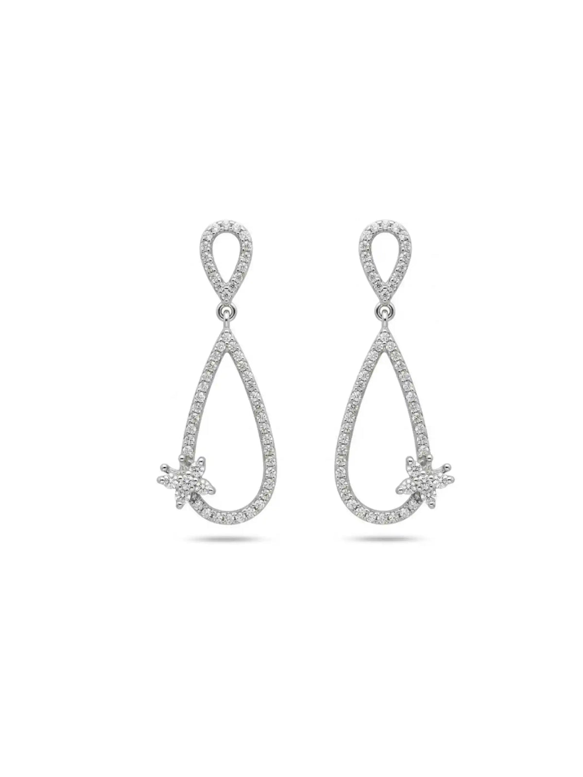 Star Teardrop Drop Earrings