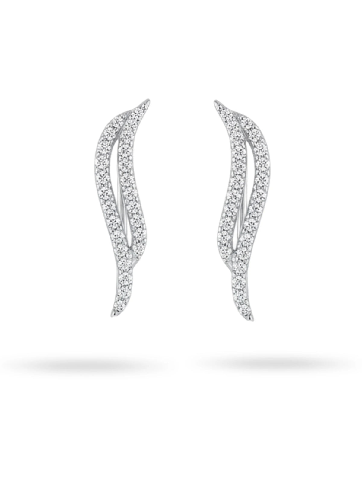 Open Feather Ear Climbers