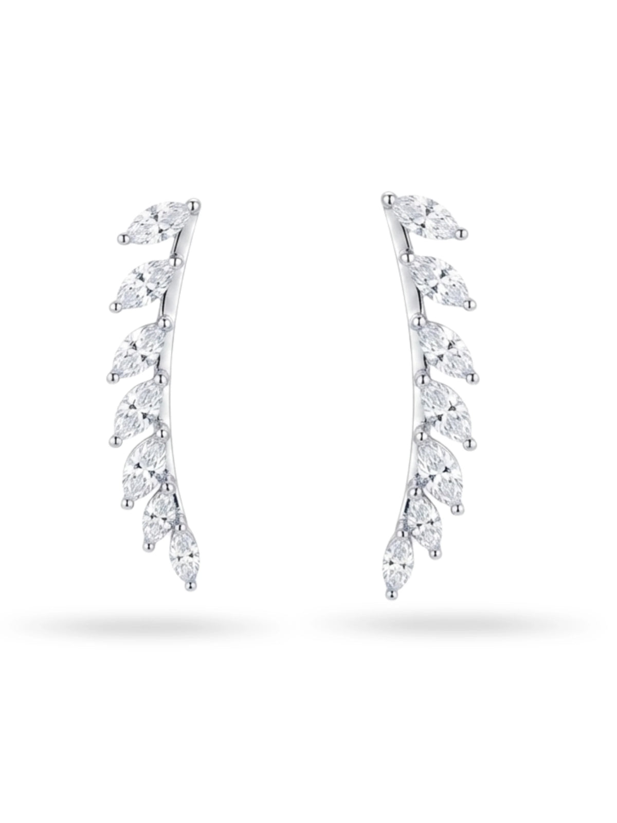 Marquise Branch Ear Climbers