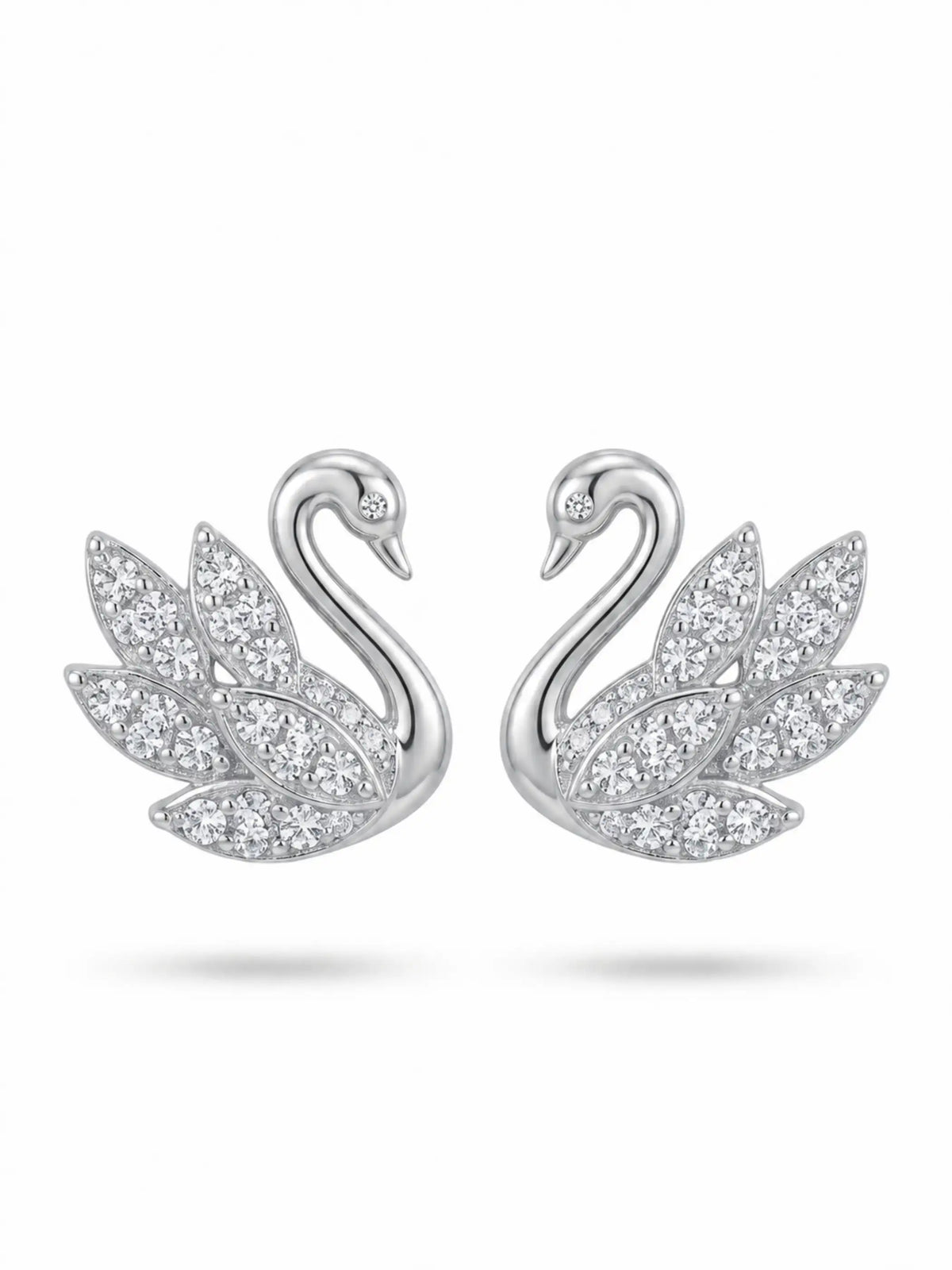 Openwork Butterfly Solitaire Stud Earrings